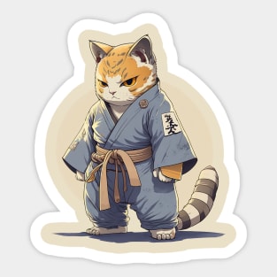 Cat-Jitsu Sticker